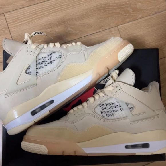 Jordan Other - OFF-WHITE Jordan Air Jordan 4 Sail